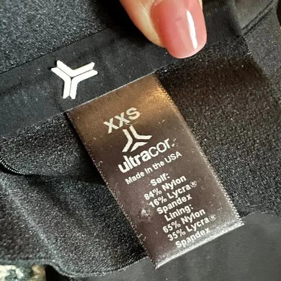 Ultracor leggings with star print black Size XXS - Picture 2 of 5